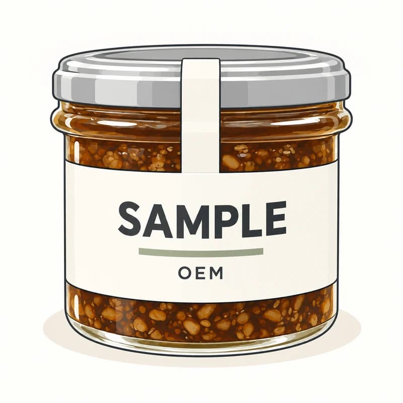 ご飯のお供・丸瓶大のイラスト